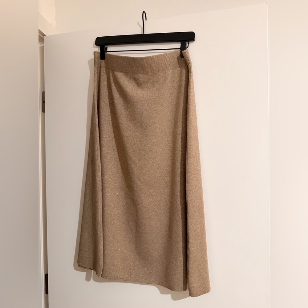 Banana Republic Classic Beige A-Line Skirt
